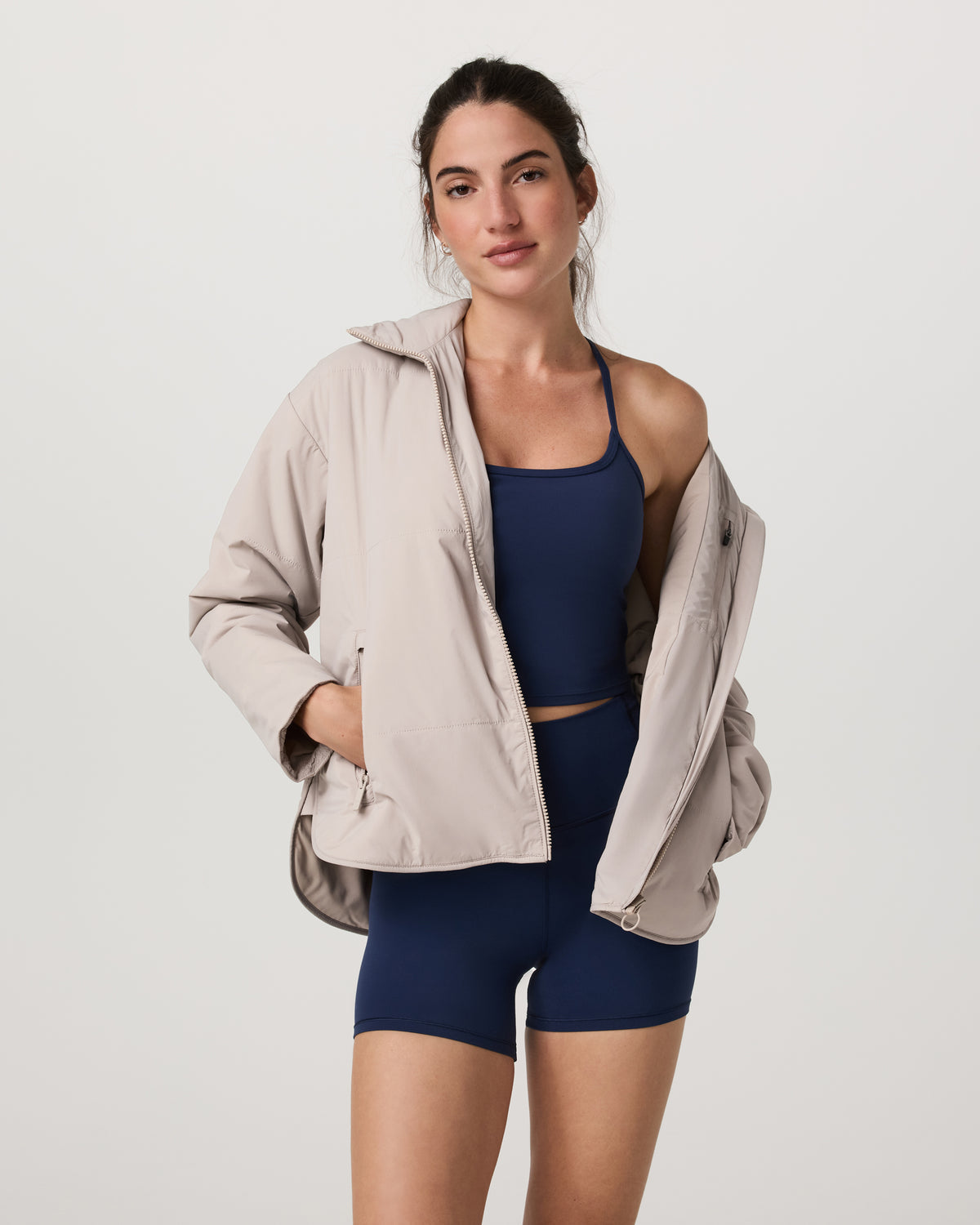 Canyon Insulated Jacket Women's Pumice Full-Zip Jacket - Vuori