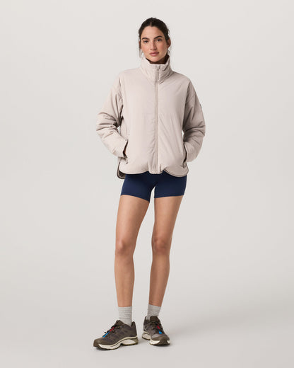 Canyon Insulated Jacket Women's Pumice Full-Zip Jacket - Vuori
