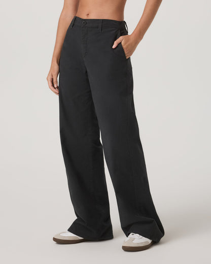 Telluride Twill Pant Women's Washed Black Pants - Vuori