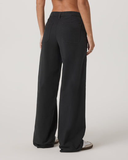 Telluride Twill Pant Women's Washed Black Pants - Vuori