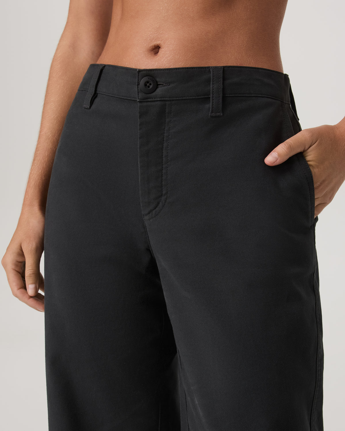 Telluride Twill Pant Women's Washed Black Pants - Vuori