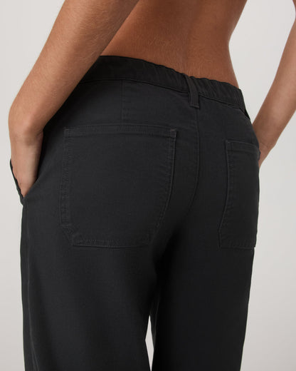 Telluride Twill Pant Women's Washed Black Pants - Vuori
