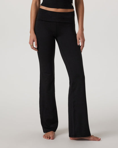 Halo Foldover Pant Black Heather - Vuori