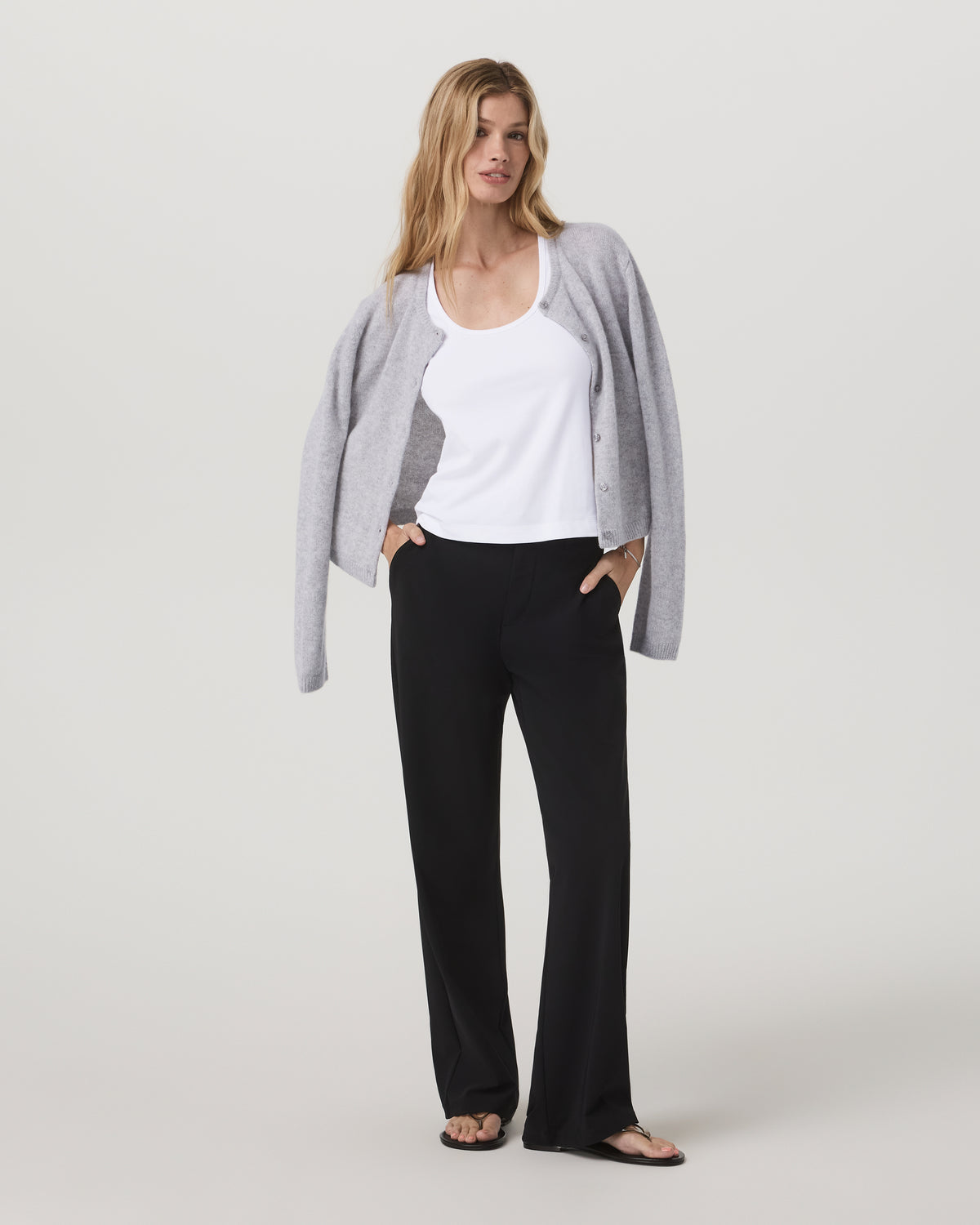 Miles Trouser Women's Black Straight Leg Pants - Vuori