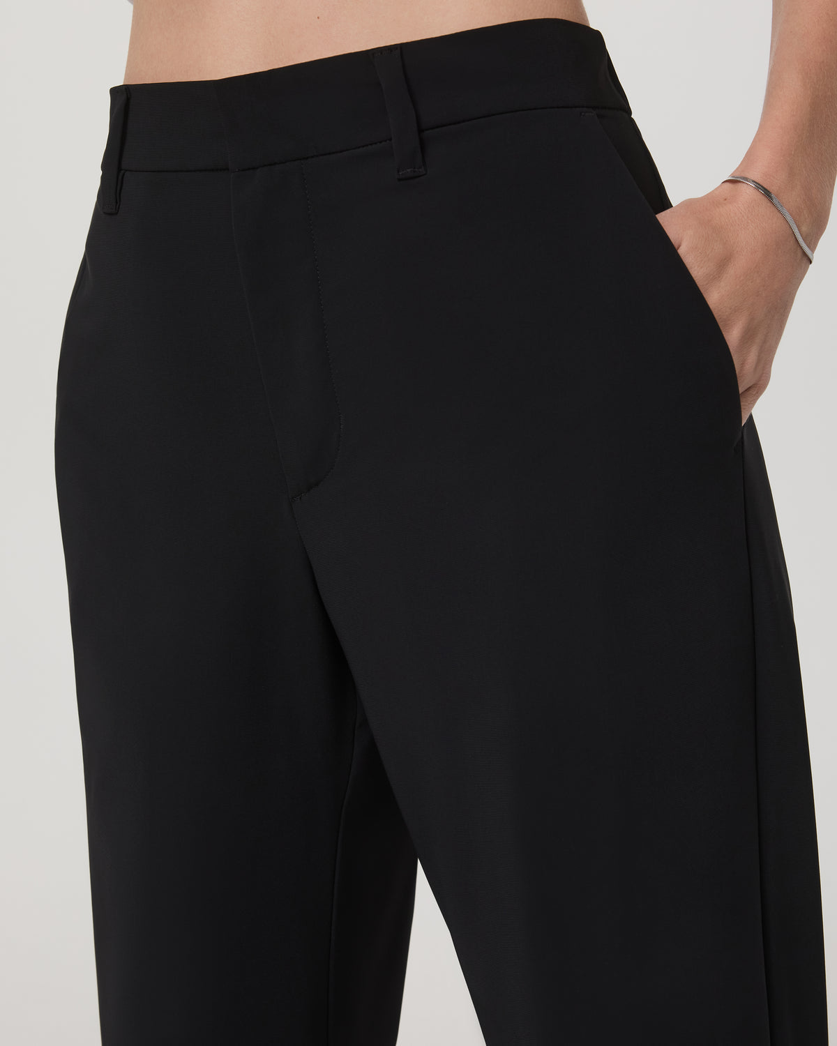 Miles Trouser Women's Black Straight Leg Pants - Vuori