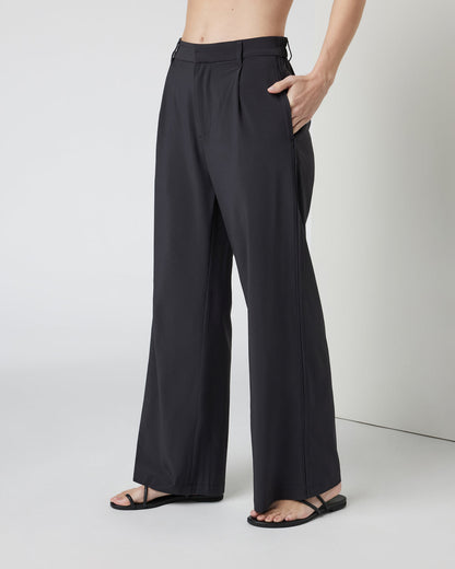 Villa Trouser-Short Black Tailored Pants - Vuori