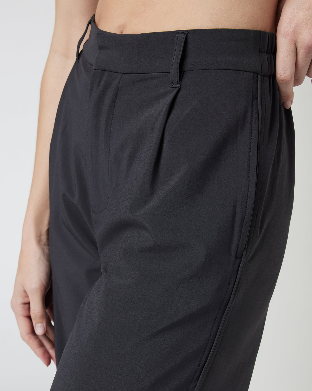 Villa Trouser-Short Black Tailored Pants - Vuori