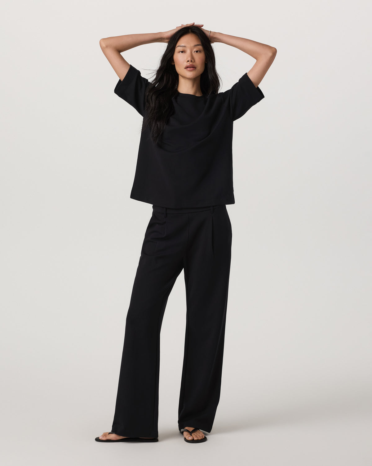 Maven Wideleg Pant Women's Black Lounge Pants - Vuori