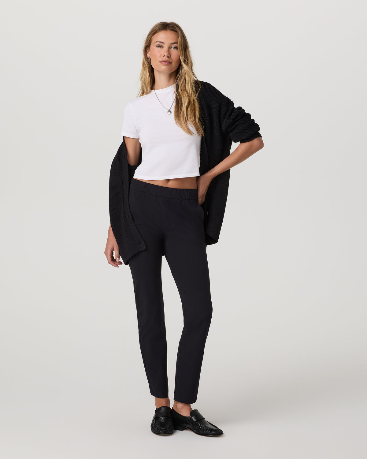 Miles Ankle Pant - Long Women's Black Performance Pants - Vuori