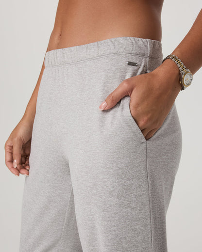 Women's Halo Modern Straight Leg Pant-Short Pale Grey - Vuori