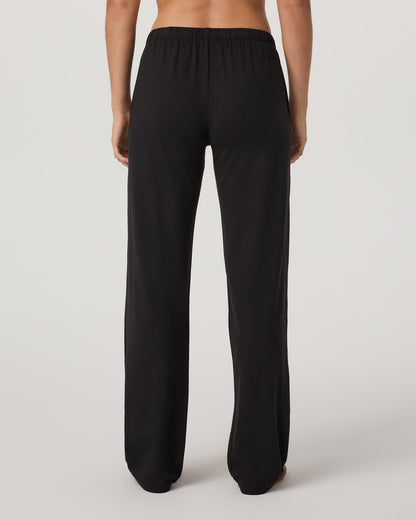 Halo Straight Leg - Long Women's Solid Black Pants - Vuori