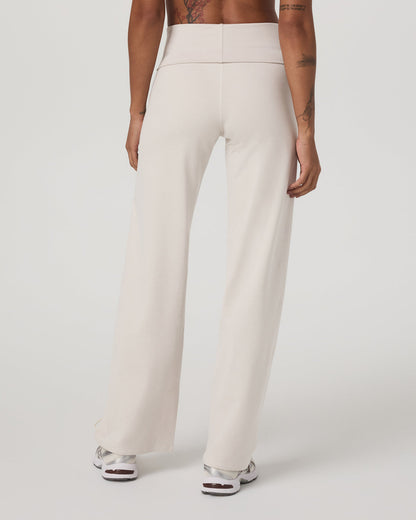 Granite Foldover Straight Leg Women's Oatmeal Heather Pant - Vuori