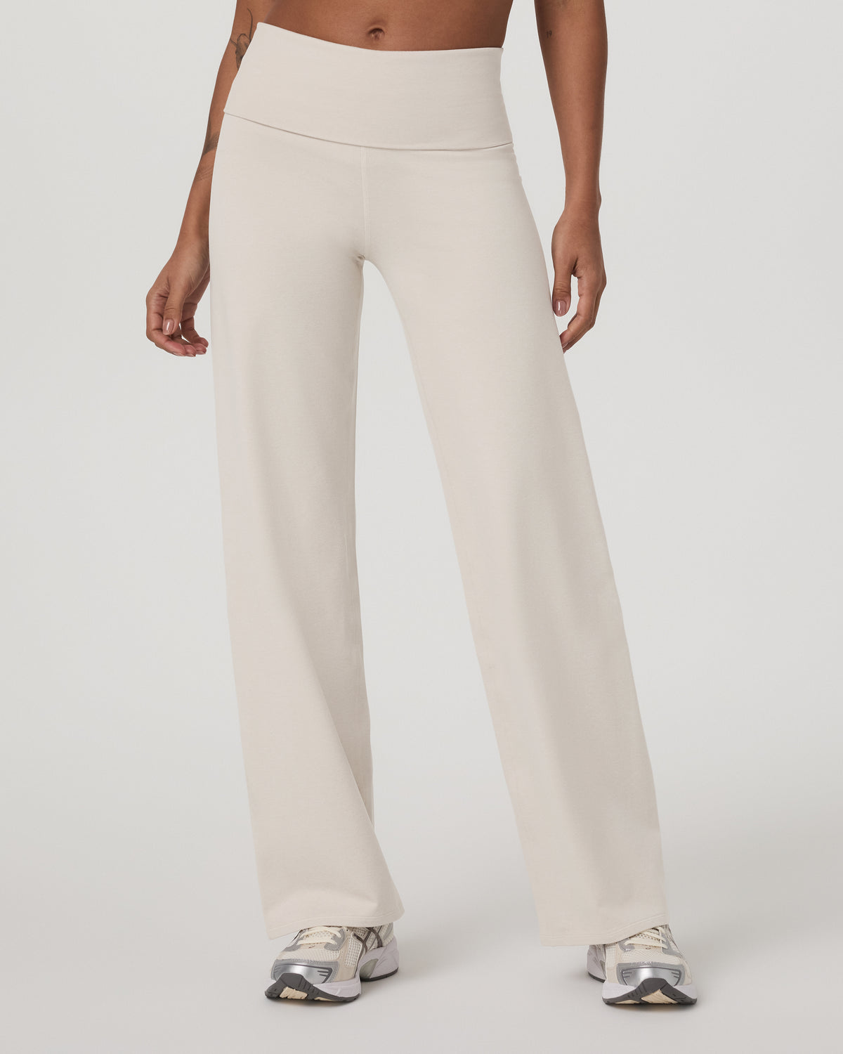 Granite Foldover Straight Leg Women's Oatmeal Heather Pant - Vuori