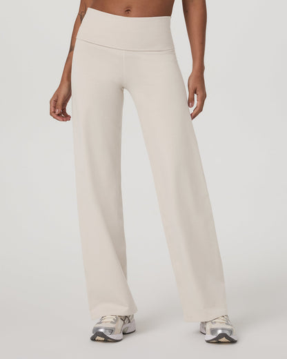 Granite Foldover Straight Leg Women's Oatmeal Heather Pant - Vuori