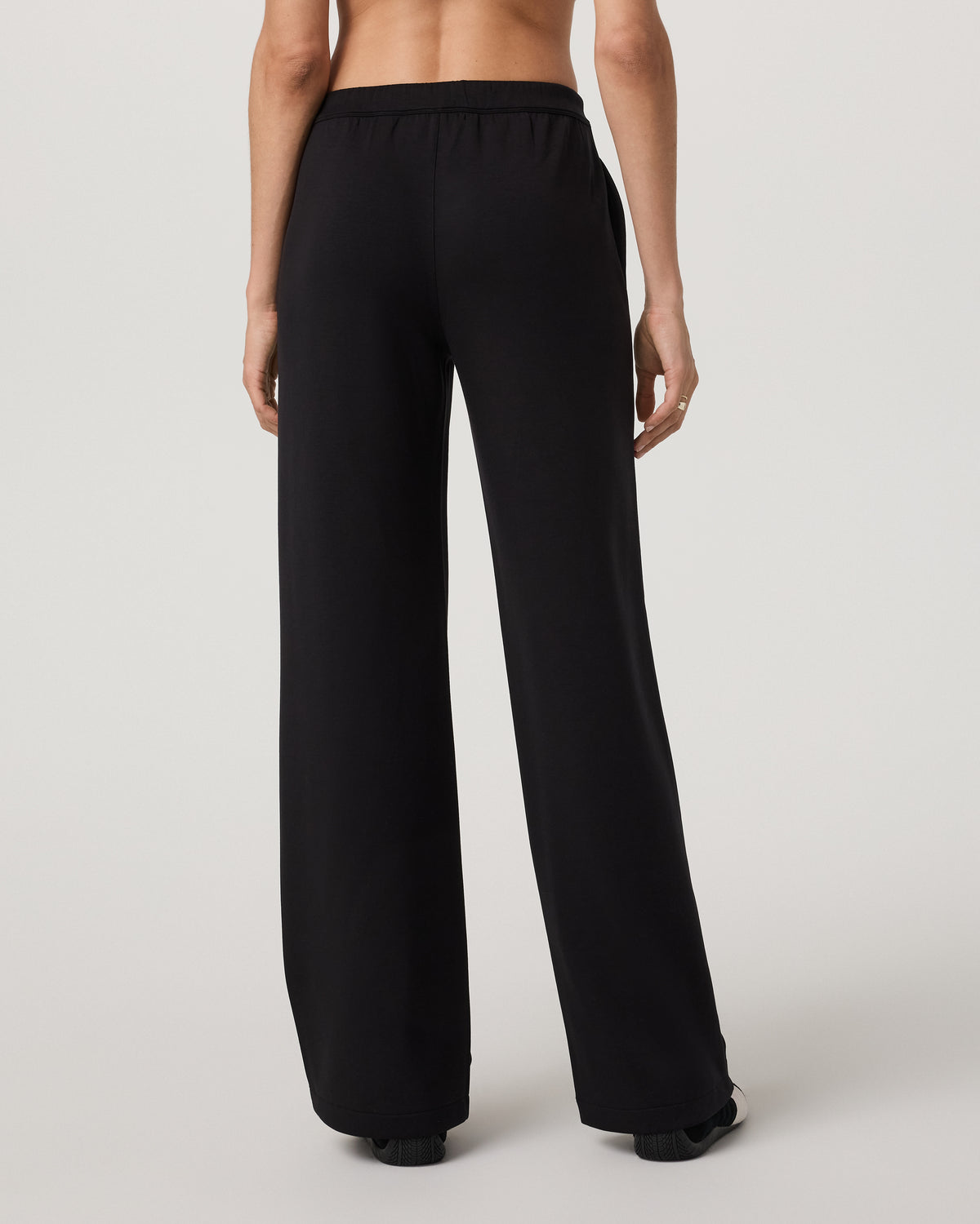 Compose Wideleg Pant Women's Black Mid-High Rise Pant - Vuori