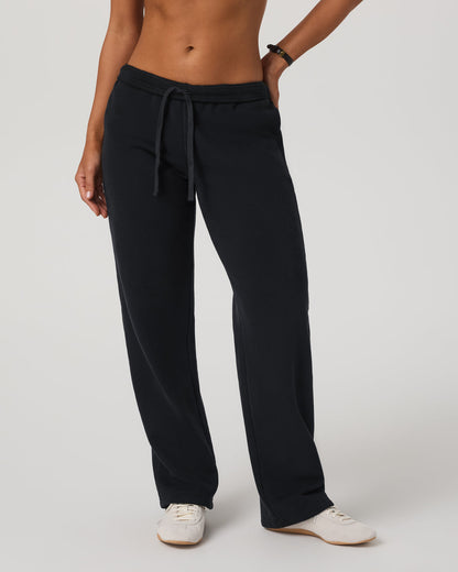 Restore Straight Leg Sweatpant – Short Washed Black - Vuori