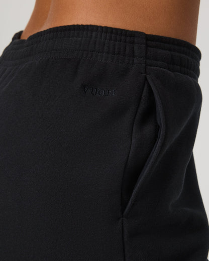 Restore Straight Leg Sweatpant – Short Washed Black - Vuori