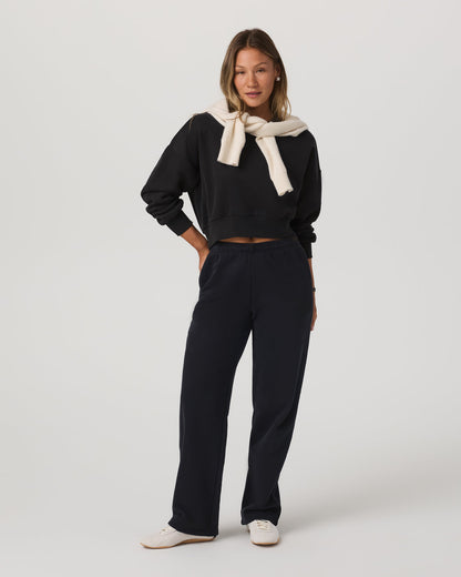 Women's Restore Straight Leg Sweatpant Washed Black - Vuori