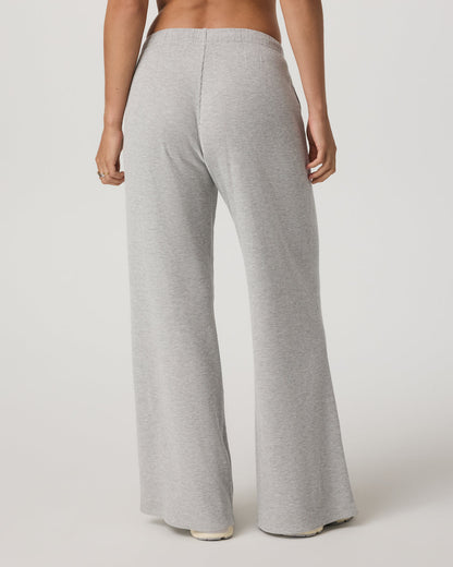 Waffle Wideleg Pant - Short Women's Light Grey Pants - Vuori