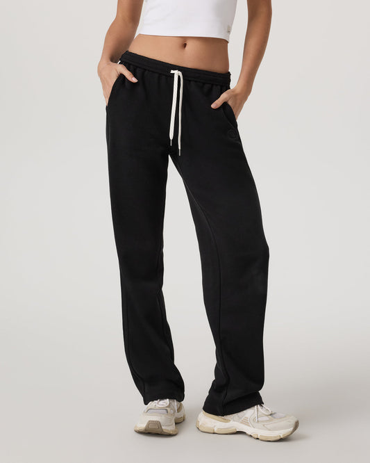 Sedona Straight Leg Sweatpant - Long Women's Black Pant - Vuori