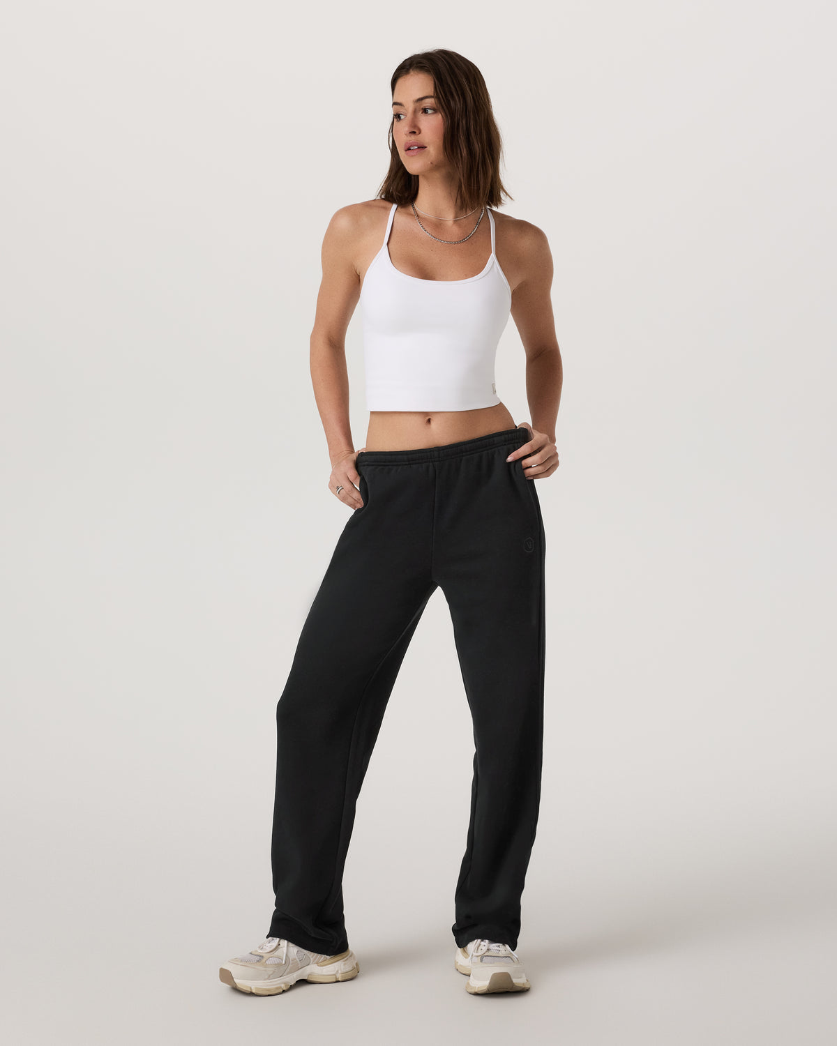 Sedona Straight Leg Sweatpant - Long Women's Black Pant - Vuori