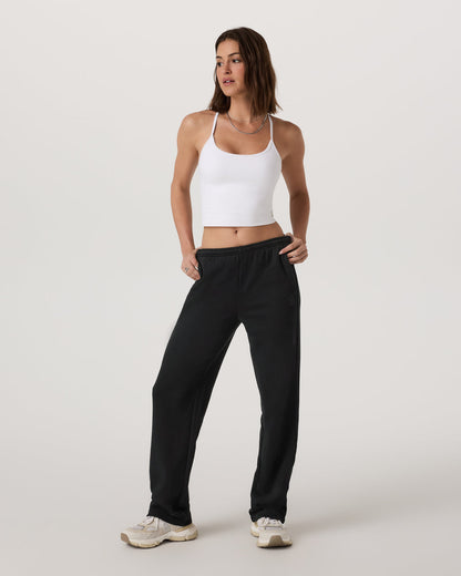 Sedona Straight Leg Sweatpant - Long Women's Black Pant - Vuori