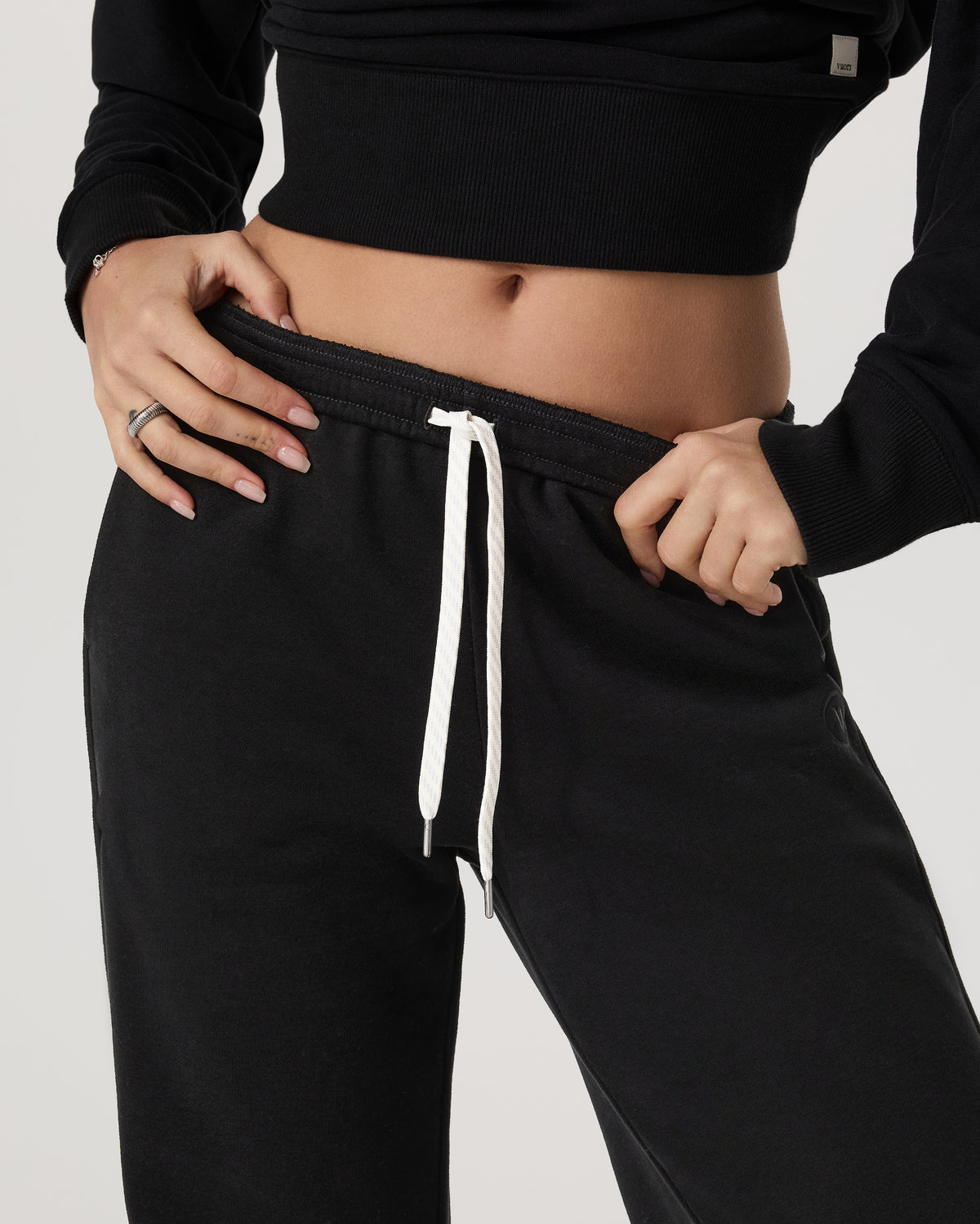 Sedona Straight Leg Sweatpant - Long Women's Black Pant - Vuori