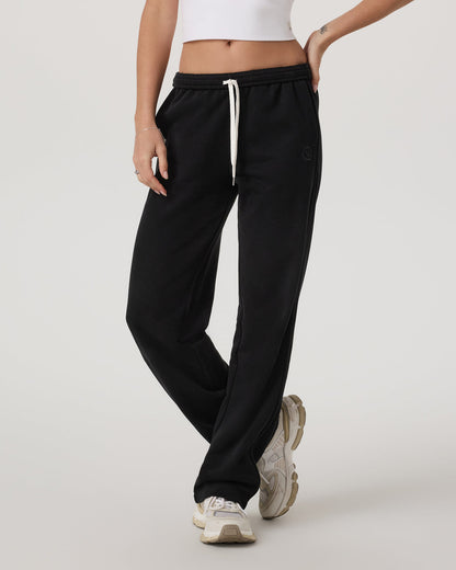 Sedona Straight Leg Sweatpant - Long Women's Black Pant - Vuori