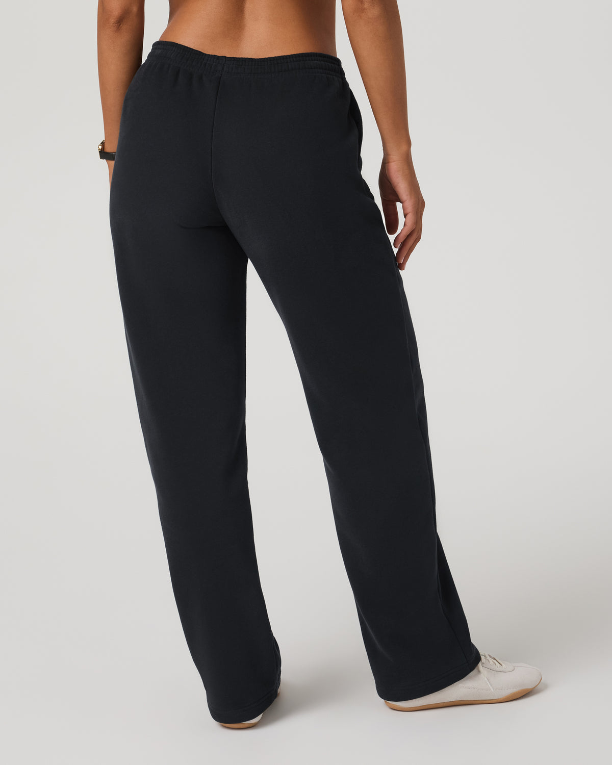 Restore Straight Leg Sweatpant - Long Washed Black Pant - Vuori