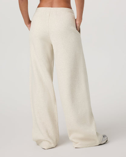 Women's Restore Ultra Wideleg Sweatpant Bone Heather - Vuori