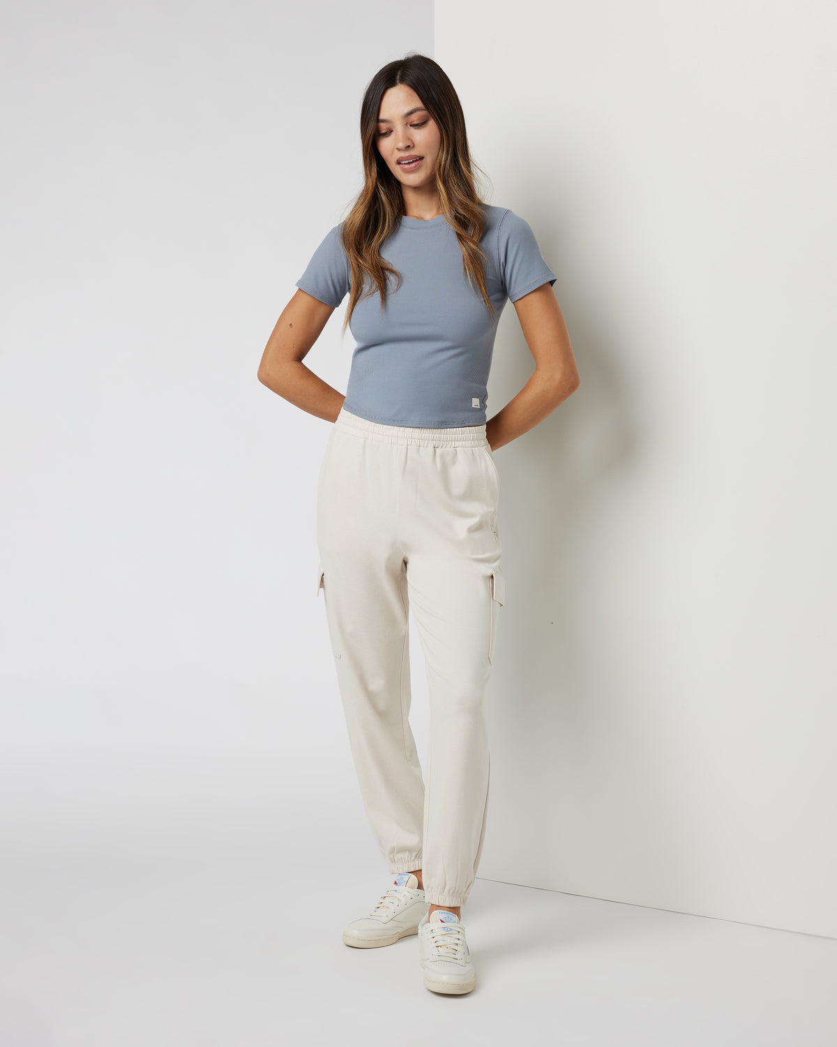 Boyfriend Cargo Sweatpant Milkweed Heather - Vuori
