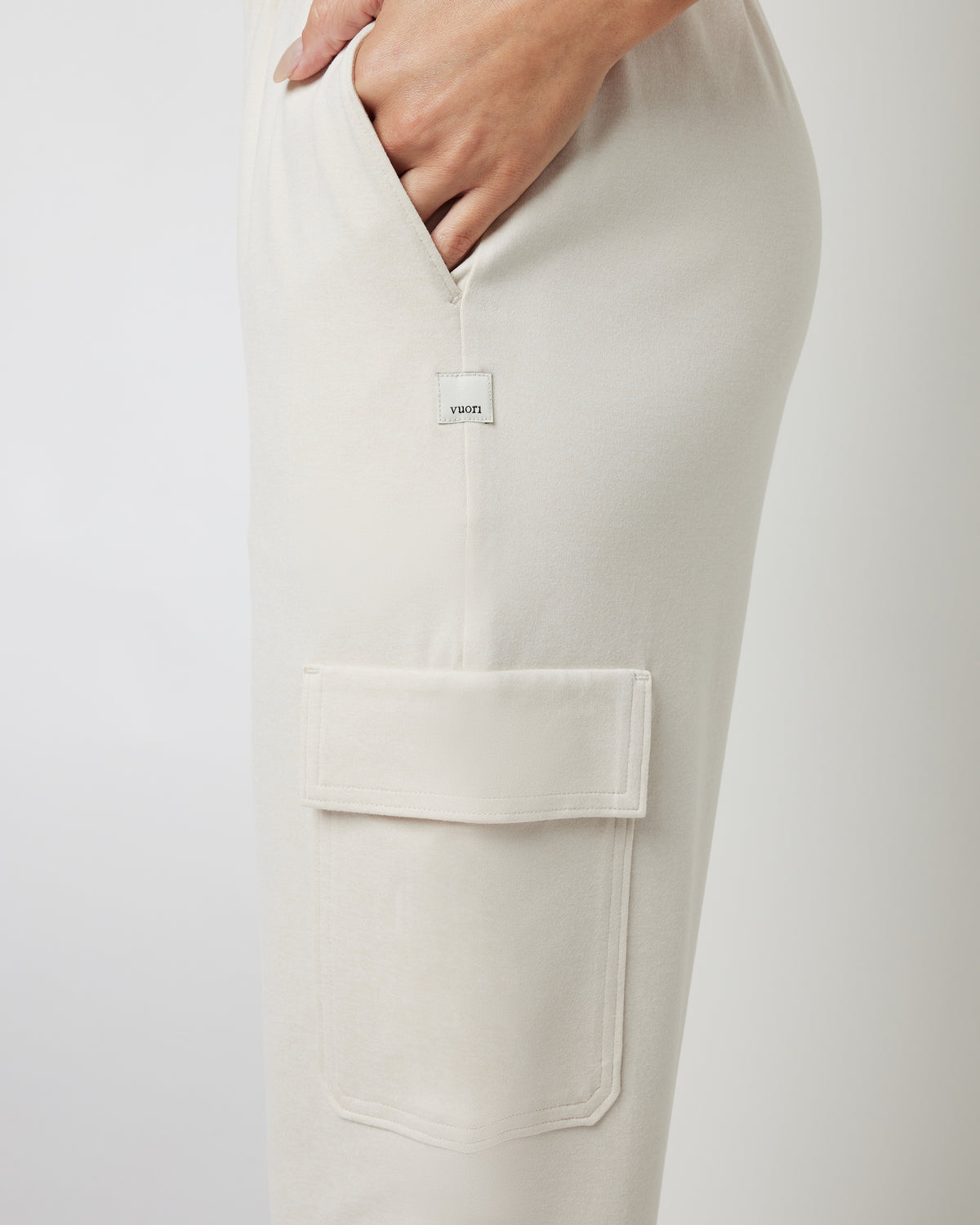 Boyfriend Cargo Sweatpant Milkweed Heather - Vuori