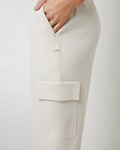 Boyfriend Cargo Sweatpant Milkweed Heather - Vuori