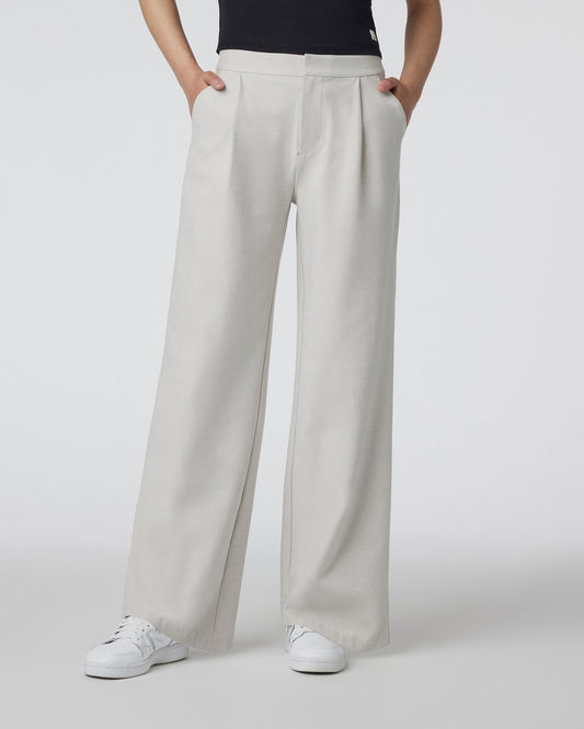 Elevation Trouser Ecru Heather High-Rise Pants - Vuori