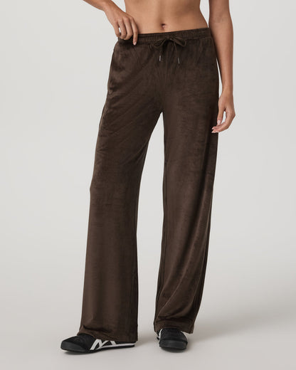 Haven Straight Leg Women's Dark Java Pull-On Pants - Vuori