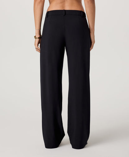 Villa Low Slung Trouser Women's Black Low-Rise Pants - Vuori