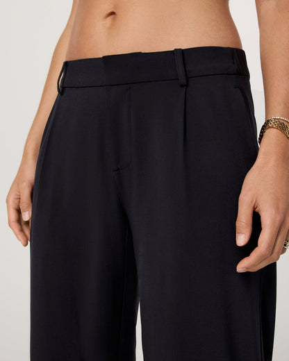 Villa Low Slung Trouser Women's Black Low-Rise Pants - Vuori