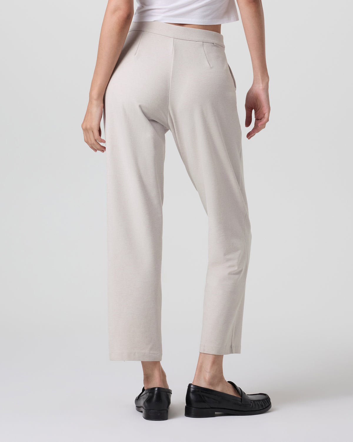 Elevation Ankle Trouser Ecru Heather - Vuori