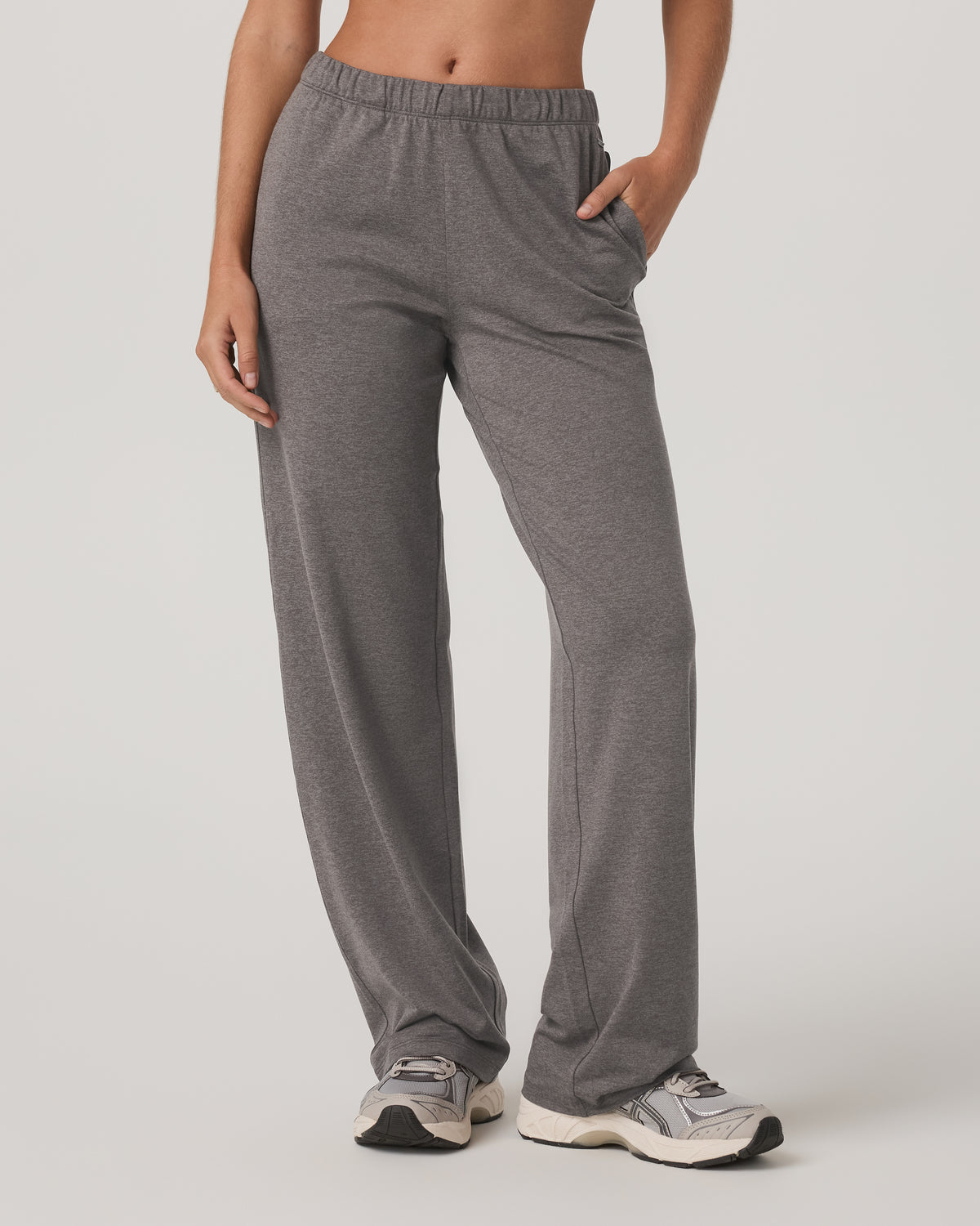 Halo Straight Leg Pant Women's Chia Heather Pants - Vuori