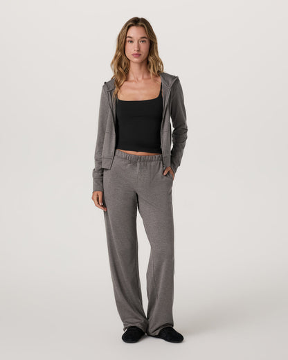 Halo Straight Leg Pant Women's Chia Heather Pants - Vuori