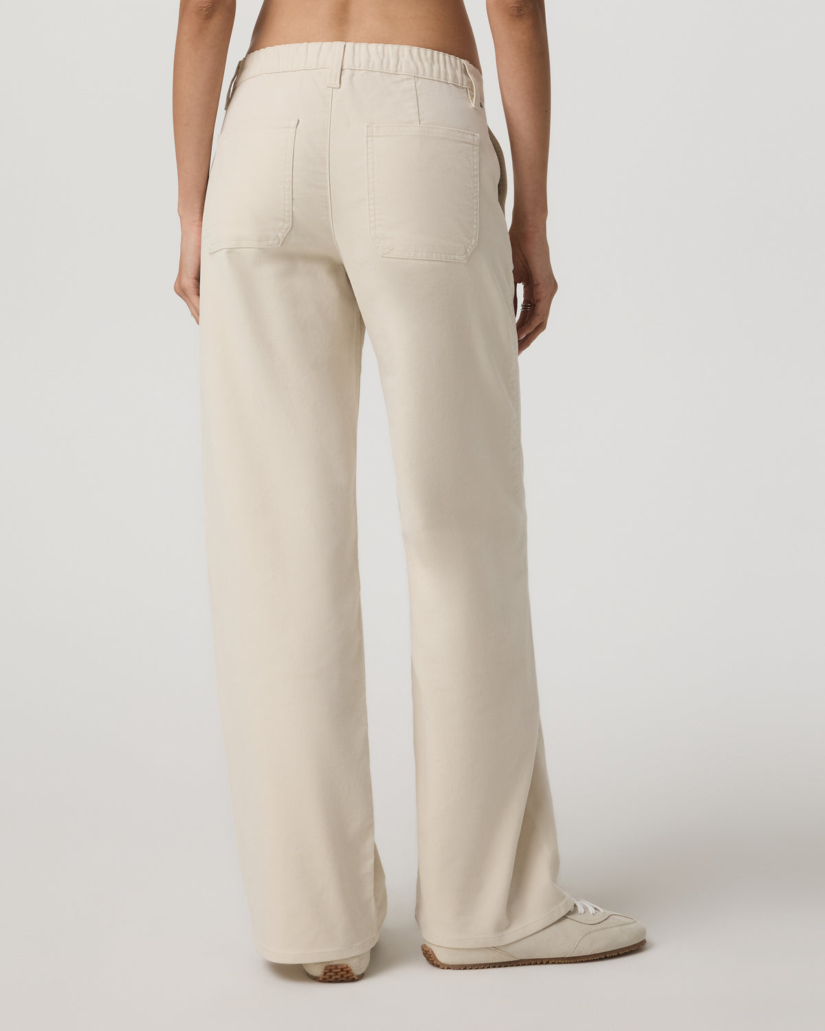 Telluride Twill Pant Women's Bone Mid-Low Rise Pants - Vuori