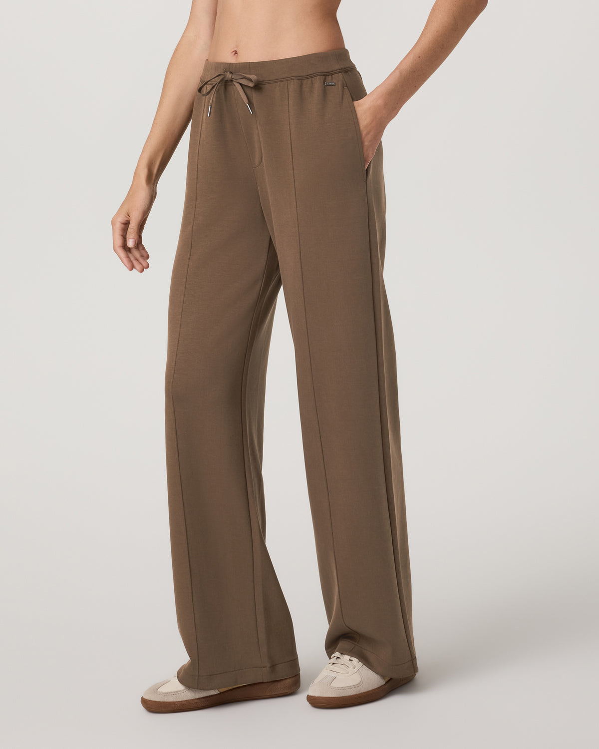Compose Wideleg Pant Espresso Mid-High Rise Pants - Vuori