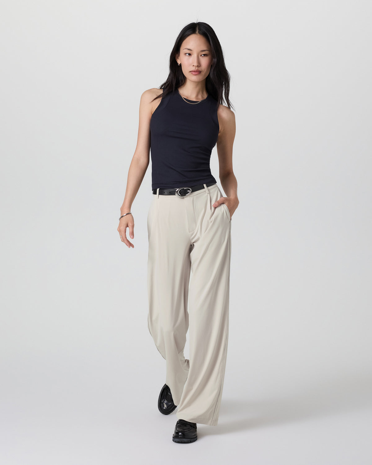 Villa Trouser-Short Mushroom Tailored Pants - Vuori