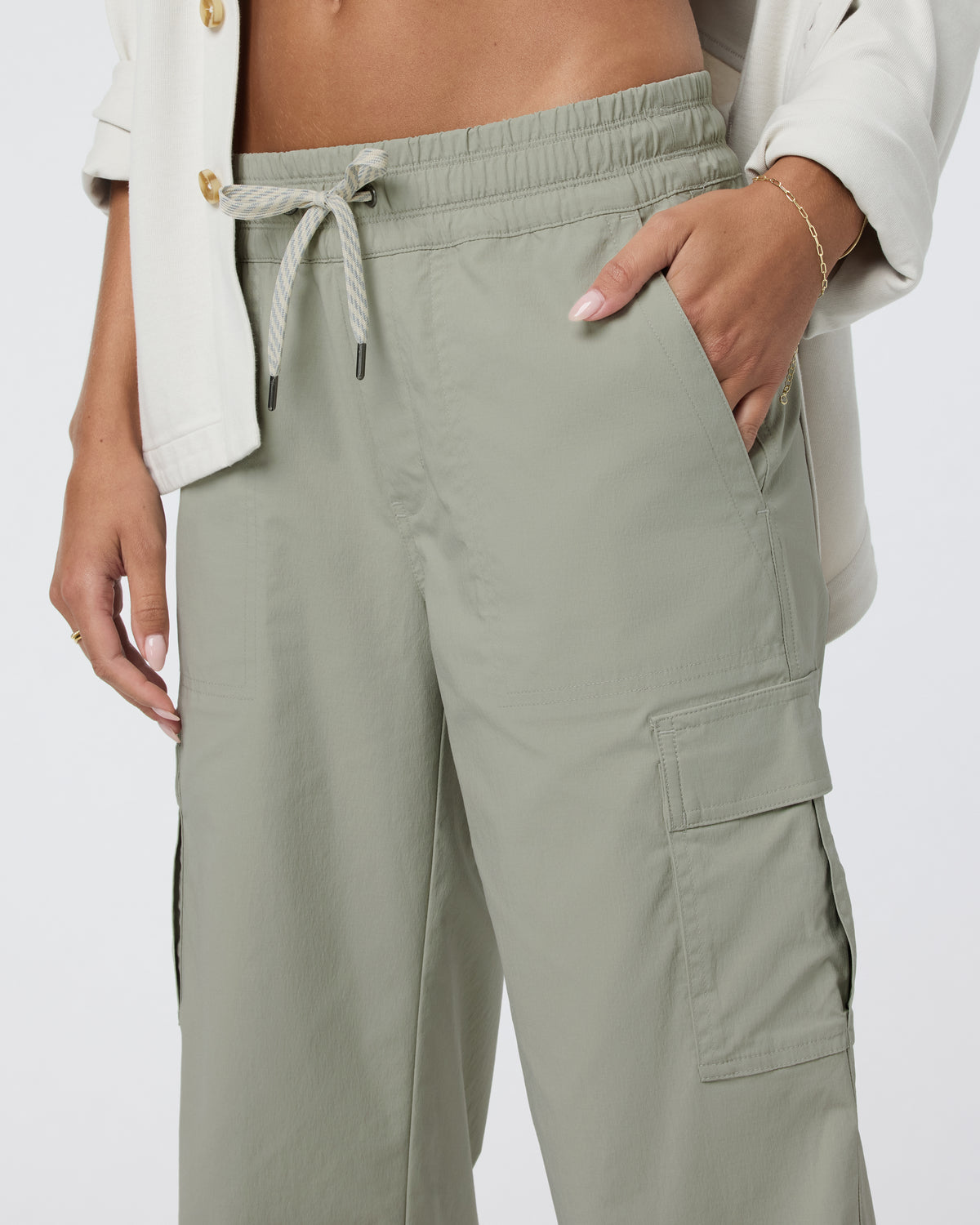 Birch Cargo Pant Women's Talc Pants - Vuori