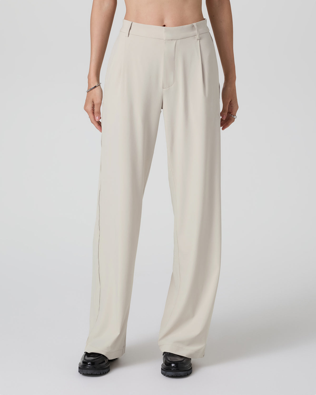 Villa Trouser-Long Mushroom Tailored Pants - Vuori