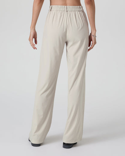 Villa Trouser-Long Mushroom Tailored Pants - Vuori