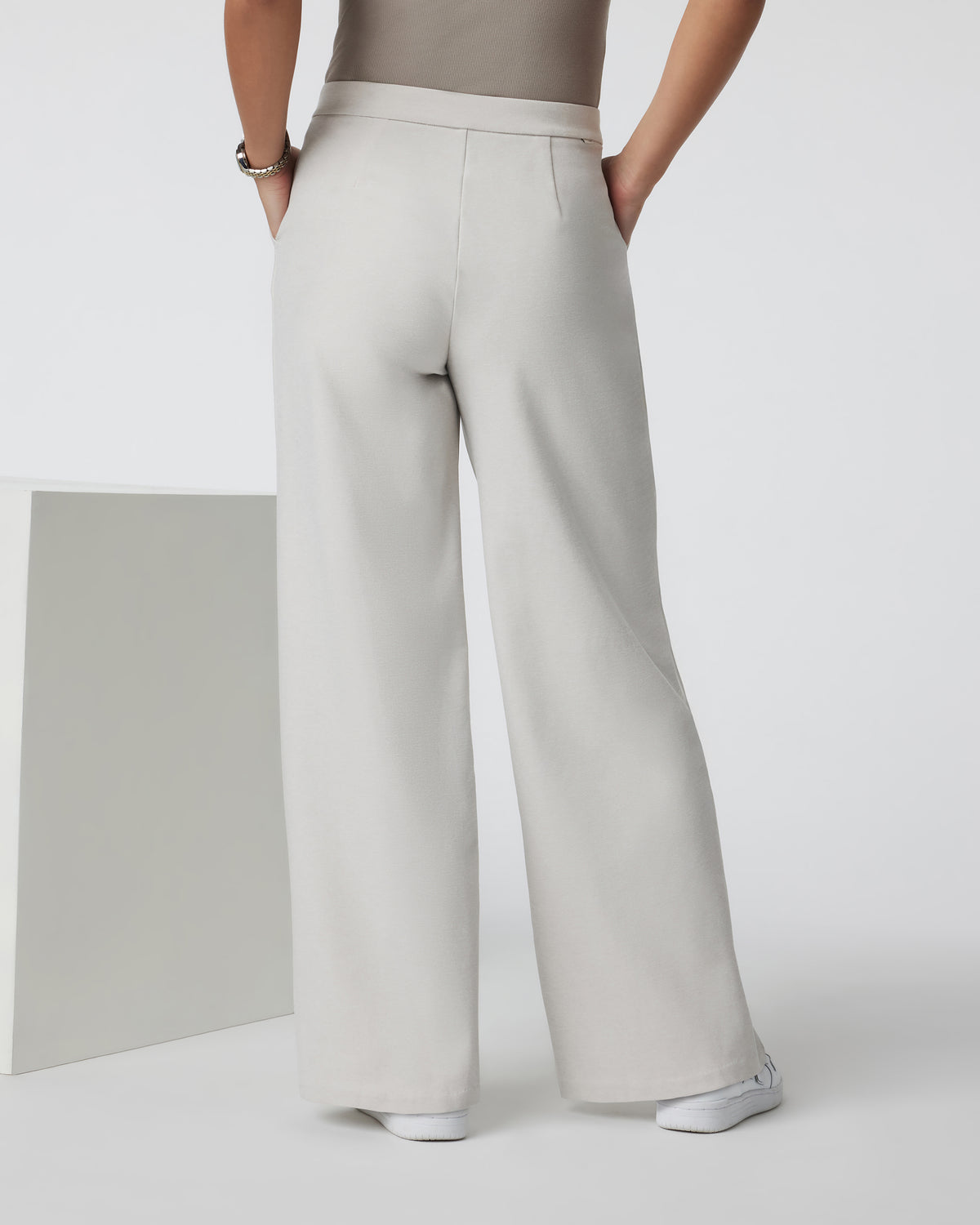 Elevation Trouser-Short Ecru Heather - Vuori