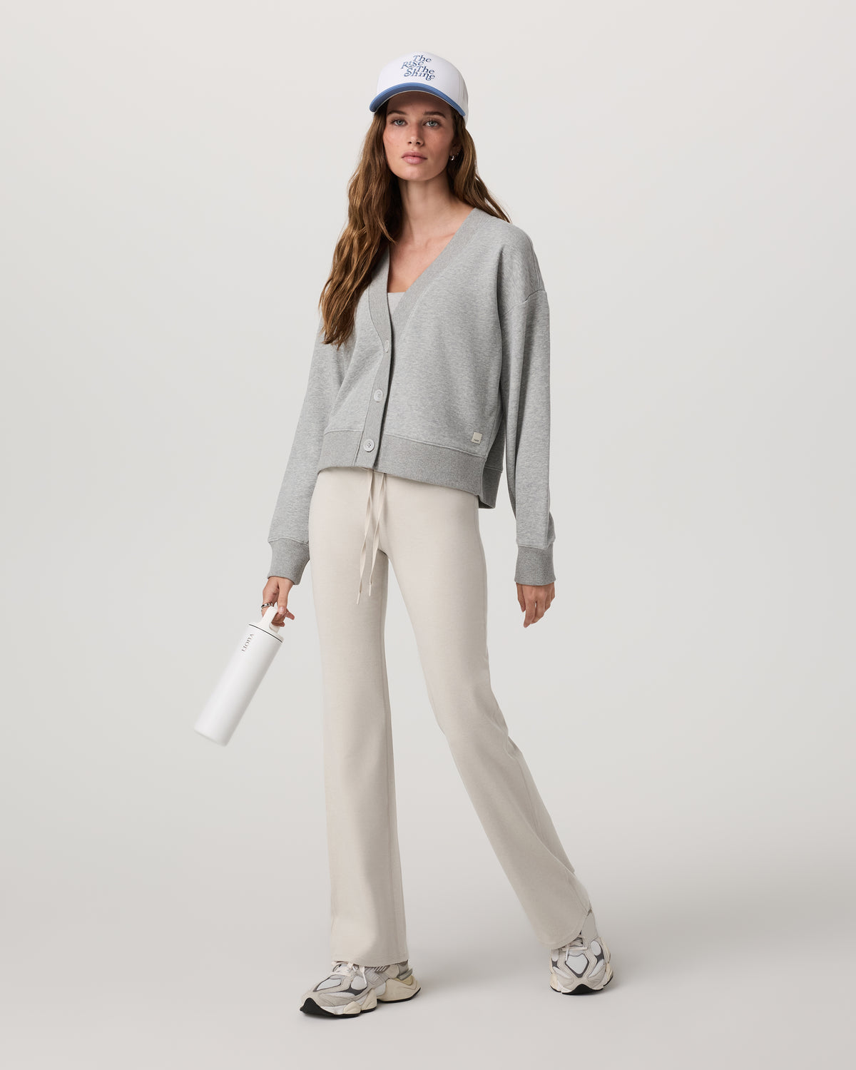 Halo Flare Pant Women's Ecru Heather Pants - Vuori