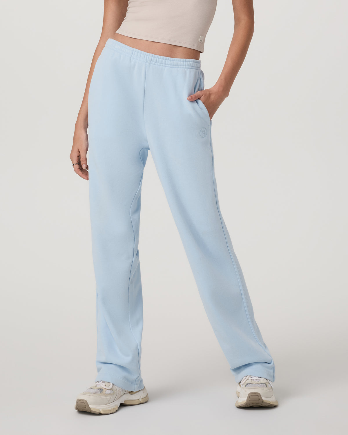 Sedona Straight Leg Sweatpant - Short Crystal Blue Pants - Vuori
