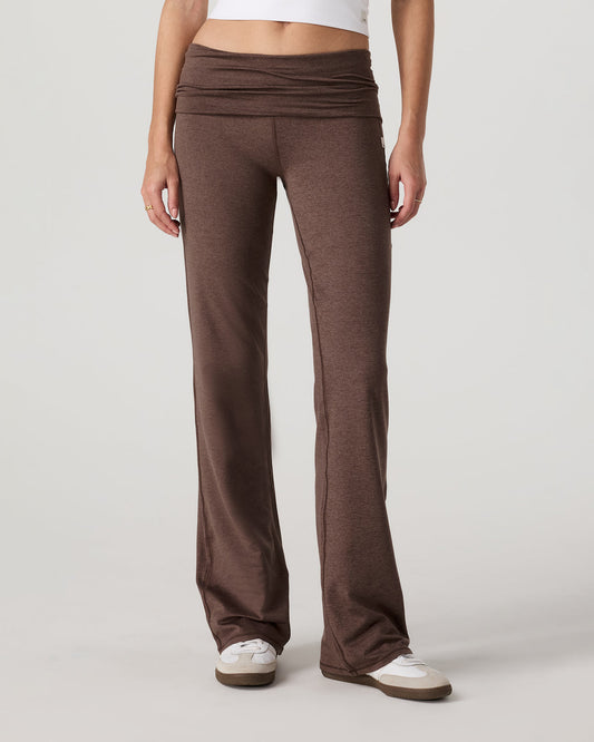 Halo Foldover Pant Chocolate Milk Heather - Vuori